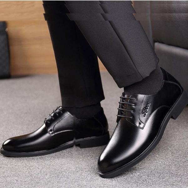 

pointed toe formal shoes man wedding oxford shoes for men dress nice mens oxfords leather men may8, Black