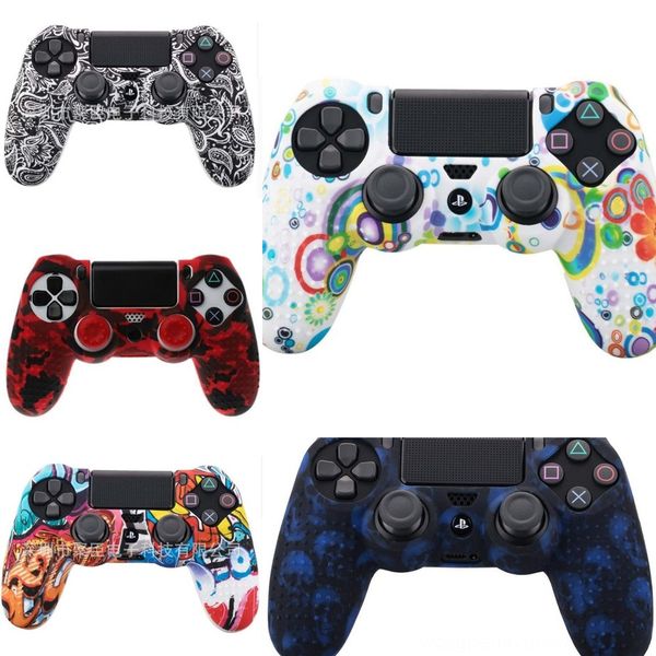

lbw8f case soft silicone controller skin grip cover for playstation 4 ps4 camouflage