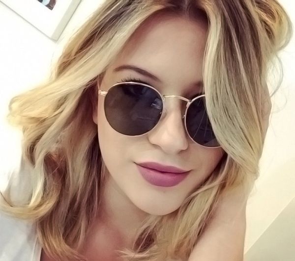 

polarized sunglasses metal holiday beach retro sunglasses fashion ladies color film sunscreen visor, White;black