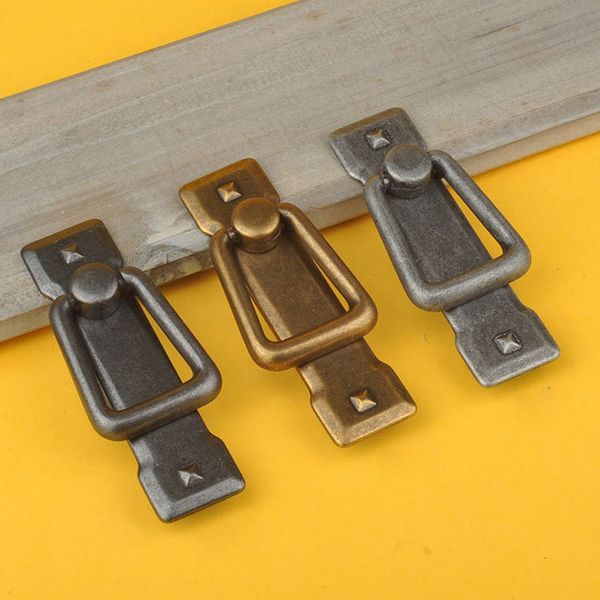 

retro cabinet knobs drawer door bin cupboard drop ring pulls handle