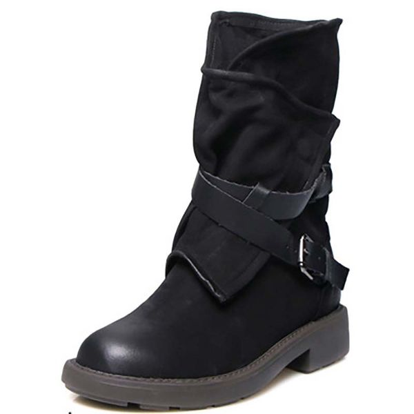 

autumn and winter army boots women boots knight, Black