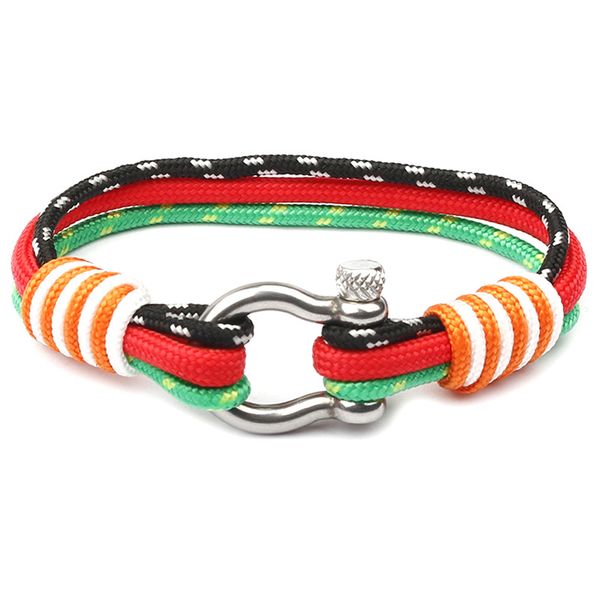 

bohemian beach surf bracelet handmade multi-layer woven original friendship charm wax rope bracelet fashion jewelry accessories, Golden;silver