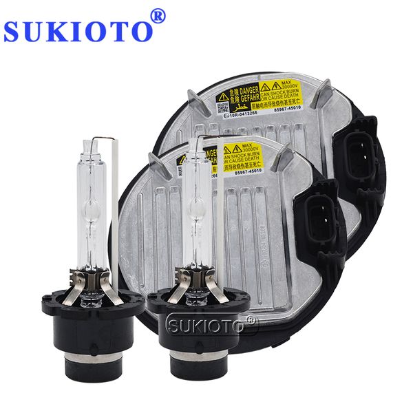 

sukioto 1 set 35w 55w d4s d4r xenon hid kit d2s d2r car headlight xenon ballast 85967-45010 4300k 6000k 8000k auto headlamp bulb