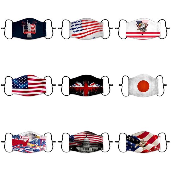 

black washable reusable protective designer face mask ice silk cotton mouth mask dust-proof breathable prevent outdoor cycling mas #85