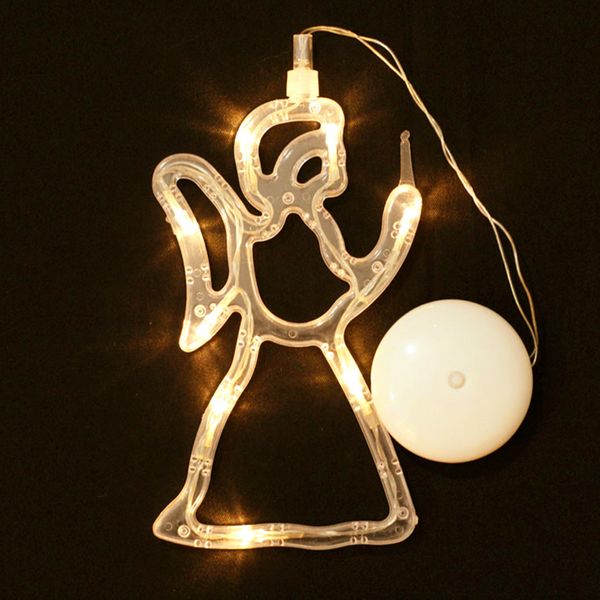 

led christmas bell lights christmas party holiday window decorative sucker lamp battery powered holiday light for home decora