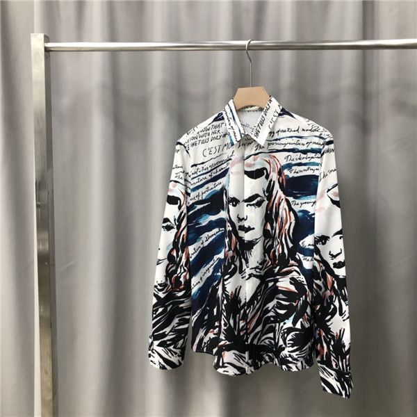 

19aw luxurious brands design d letter shirt short sleeve fashion breathable men women lovers clothes casual outdoor shirt, Gray;blue