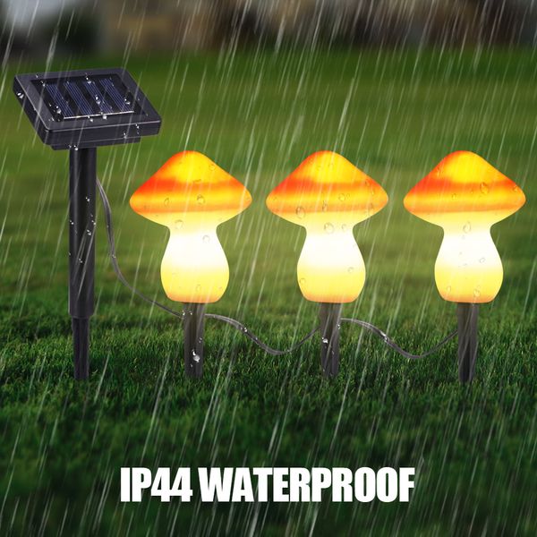 

wholesale mushroom solar lamp power led string fairy light garlands garden christmas decor lamp for outdoor