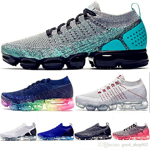 

2019 rainbow air cushion 2.0 running shoes 2018 be true triple white black red men women trainers sneakers designer athletic shoes