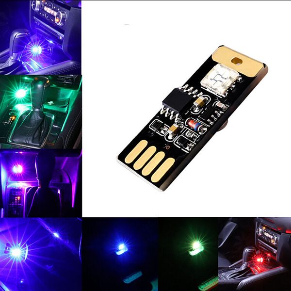 

color -change usb car atmosphere light led interior light atmosphere lamp car accessories portable plug and play