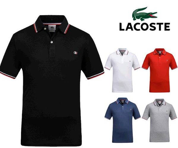 

Summer de igner luxury polo t hirt for men top brand hark mouth pattern men clothing hort leeve polot hirt men top treetwear fa