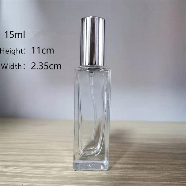 2020 5ml 10ml 15ml Spray Perfume Bottle Refillable Atomizer Empty Glass