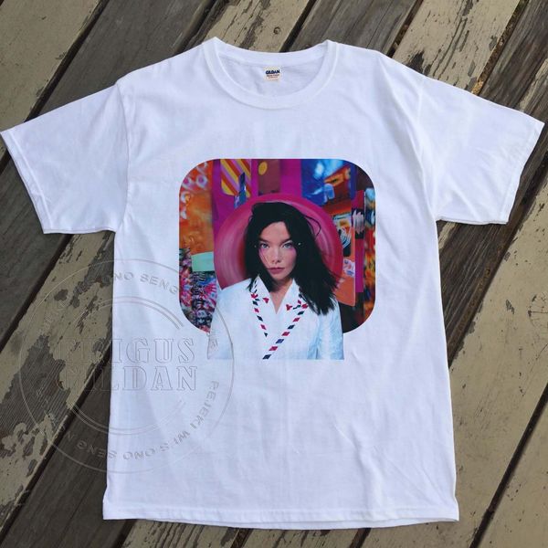 BLACK T-shirt Bjork POST 100/% in morbido cotone