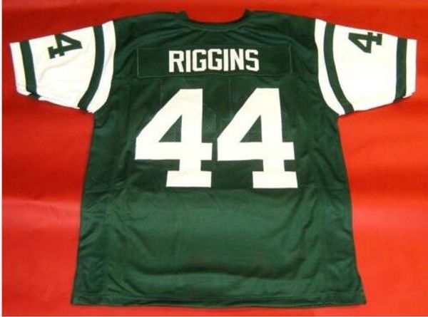 

custom men youth women vintage custom #44 john riggins green football jersey size s-4xl or custom any name or number jersey, Black