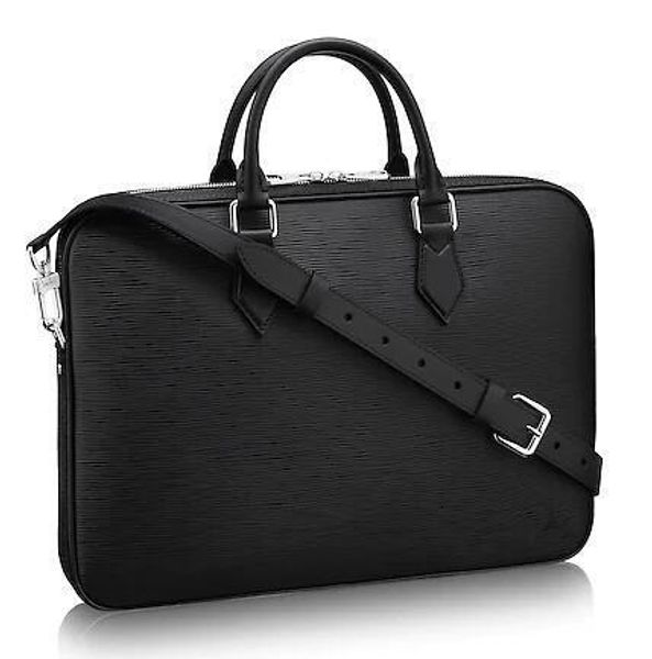 

m51377 dandy briefcase men real caviar lambskin le boy chain flap bag handbags shoulder messenger bags totes