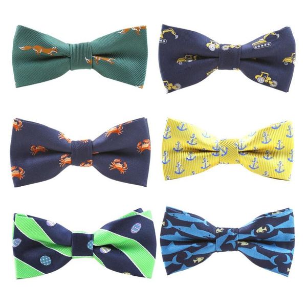 

Fashion Bow Tie Children Candy Color Formal Party Baby Bowties Wedding Party Dress Accessories 3D Jacquard Neckties
