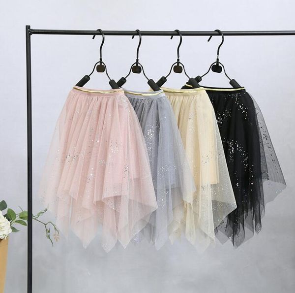 

girl clothing lace tutu skirts kids clothing princess sequined skirts spring irregular fashion baby clothes