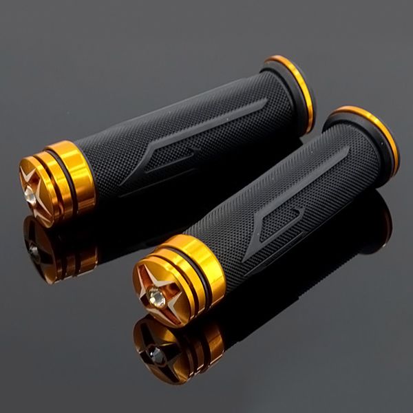 

2pcs 7/8'' 22mm handlebar motorcycle hand grips handle bar rubber m8617