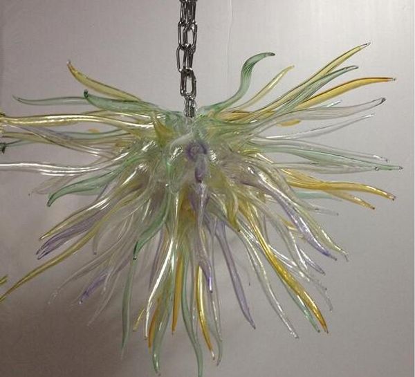 

100% mouth blown ce ul borosilicate murano glass dale chihuly art simple stylish turkish crystal chandelier