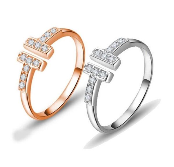 

есть марки популярный бренд мода дизайнерские кольца для любителей леди дизайн женщин свадьба роскошные ювелирные изделия подарок для украше, Silver