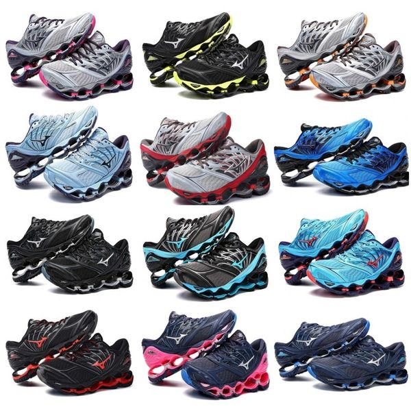 

Mizuno Wave Prophecy 8 Running Shoe Buffer моды для мужчин ЖЕНСКОГО Originals Top Качества Спорта Кроссовки серовато-фиолетовый Размер 36-45