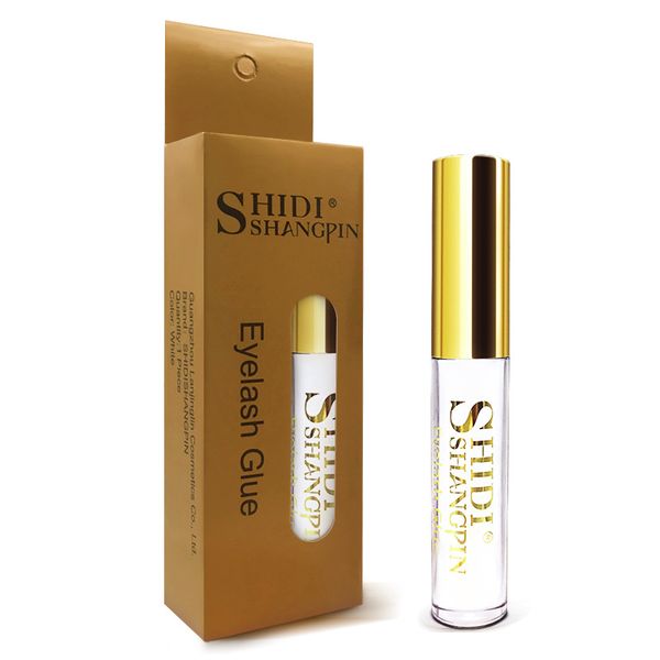 

shidi eyelash adhesives eye lash glue brush on adhesives vitamins white/black packaging make up tools