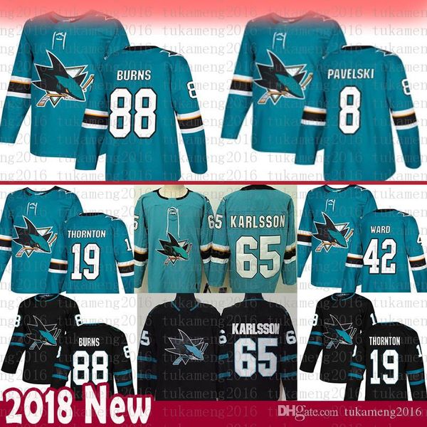 san jose sharks burns jersey