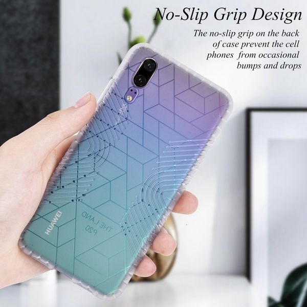 

применить к huawei p30pro обороны падения нескользящей защиты оболочки p30p20pro рука оболочки tpu полупрозрачный матирование оболочки