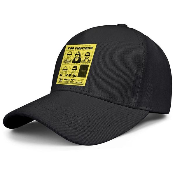 

men's and women's baseball caps cricket custom printing fashion trucker hat foo fighters chicago yellow foo fighters foos logo dav, Blue;gray
