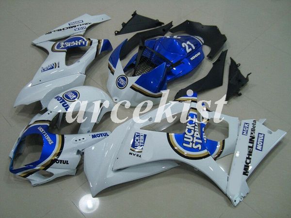 

4 подарков для мотоциклов новых abs полные обтекатели комплекты приспособленного для suzuki gsx-r1000 2007 2008 07 08 gsxr1000 k7 корпуса ус