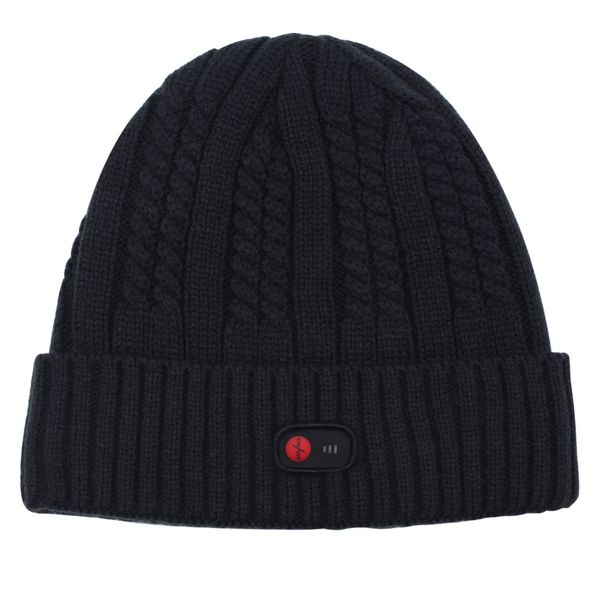 

fashion- winter warm heated black hat for man and woman warm thermal, Blue;gray