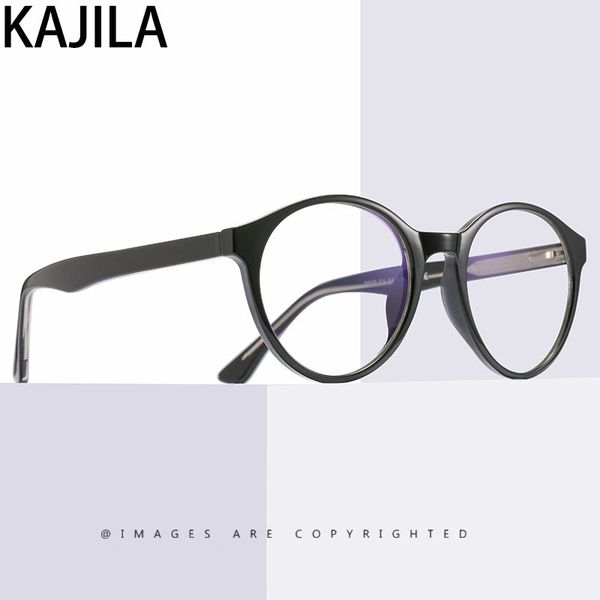

anti blue light blocking round gaming glasses women 2020 new arrival tr90 frame computer goggles wholesale lunette lumiere bleue, White;black