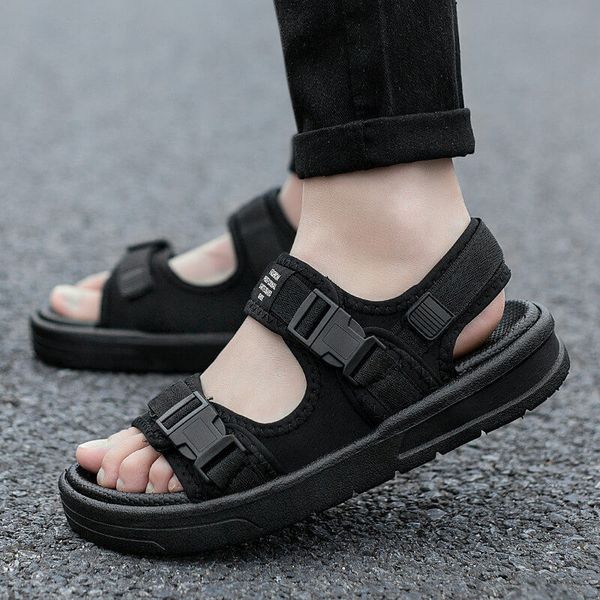 

driving sandals men anti-slip waterproof deodorizing a- line sandals trend sports couple's, Black