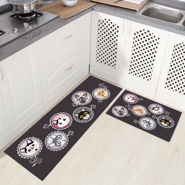 

rectangle anti- skid kitchen room carpet beside sofa mat and bedroom rug