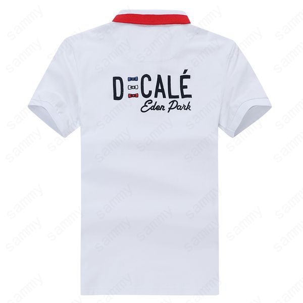 

new french eden park for men cotton men's polo shirts breathable sweat absorption business leisure wind big size, White;black