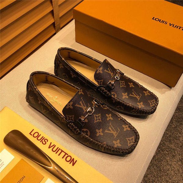 

italian big size 38-46 slip on casual men loafers spring and autumn mens moccasins shoes genuine leather men's flats shoes, Black