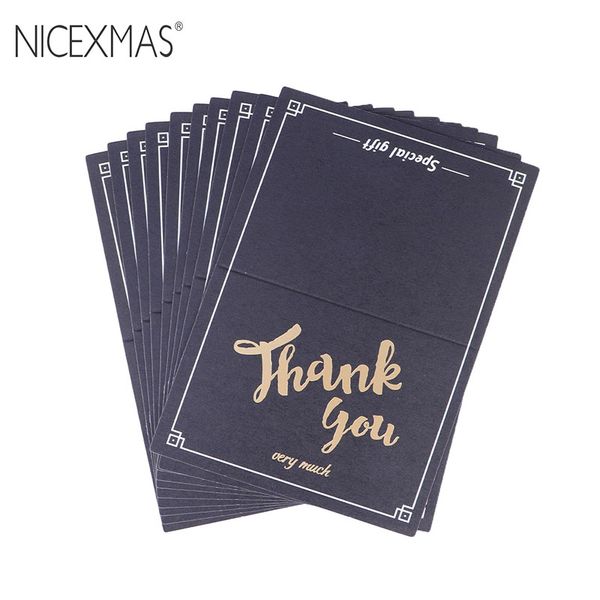 

nicexmas 10pcs greeting cards thank you gift invitation cards for christmas graduation birthday anniversary housewarming