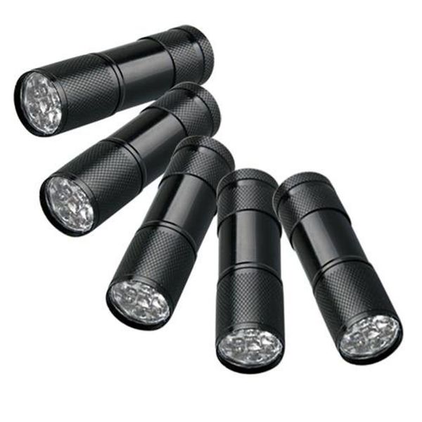 

Высокое качество 9LED фонарик алюминиевый UV ультрафиолетовый Blacklight 9 светодиодный