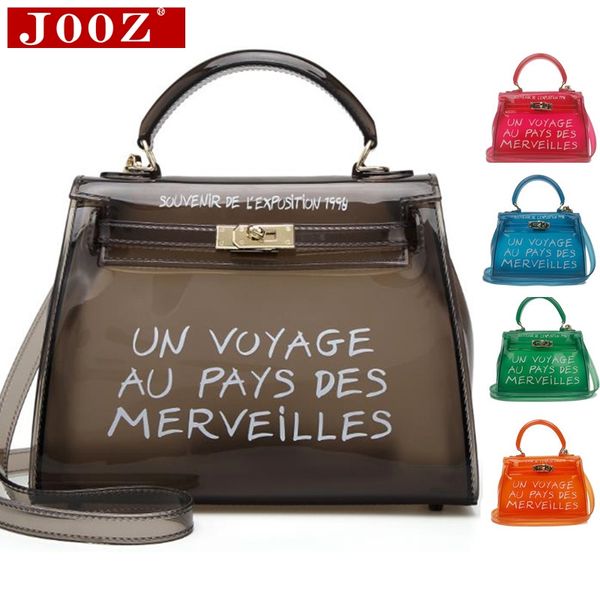 

Clear tran parent pvc houlder bag women candy color women jelly bag pur e olid color handbag ac a main femme cro body bag