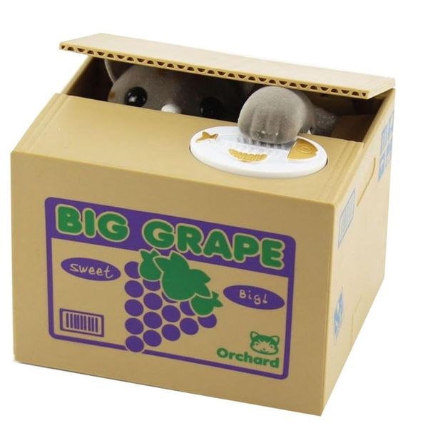 

stealing steal coins cat gift coins money bank other home decor