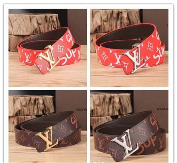 

fashion new 2020 belt fashion new brand design alloy buckle men's luxury leather belt belt for men and women ing, Black;brown