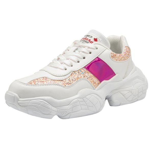 

new arrive outdoor comfortable running sports shoes women's mesh breathable casual lightweight running shoes platform sneakers, Black