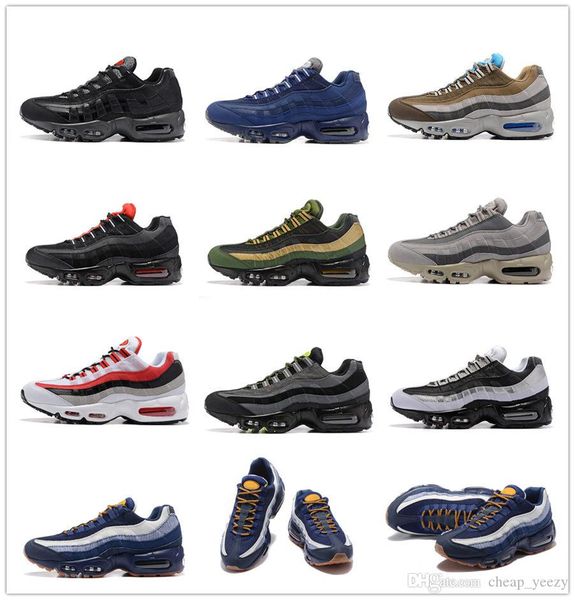 

new color brand arrival fashion 95s low cut sports running shoes for men outdoor trainning thick bottom sneakers size 40-45