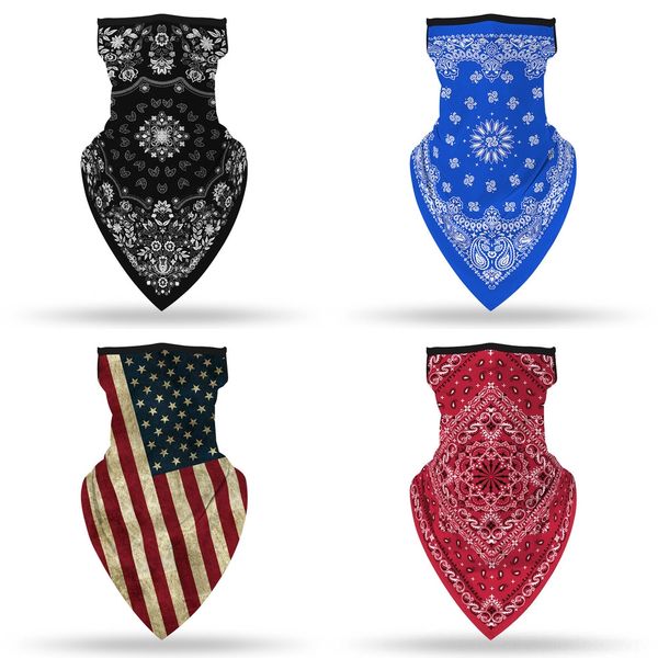 

ekatx summer face neck protection thin sun face mask full protection veil scarf chiffon breathable scarf masks for hiking, Black