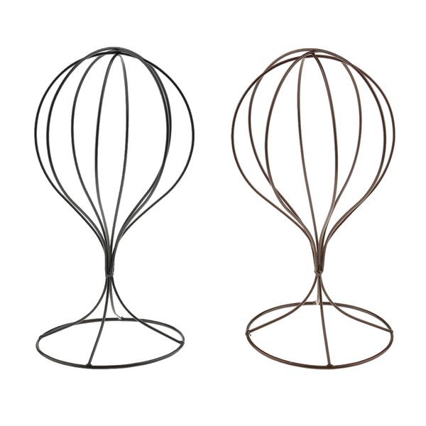 

2x wig display stand modern style metal hat stand women's hat storage