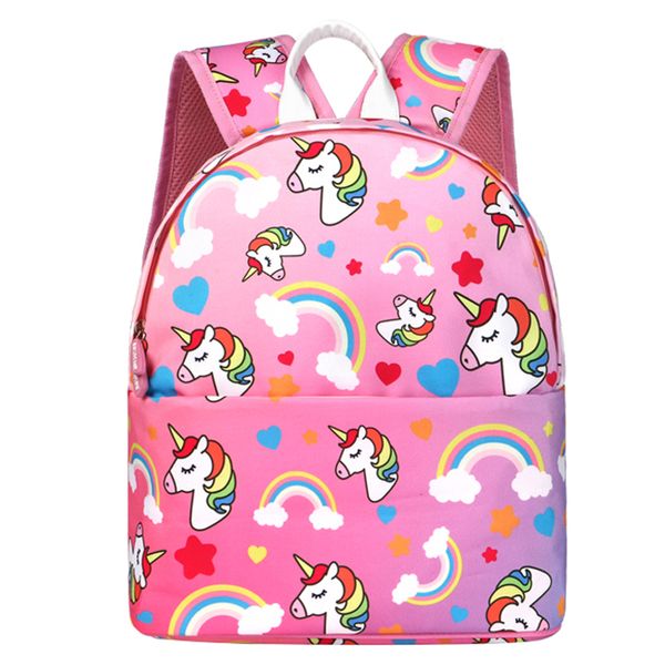 

2020 unicorn school bags for girls boys kids backpacks kindergarten backpacks cute carton children schoolbags mochila escolar