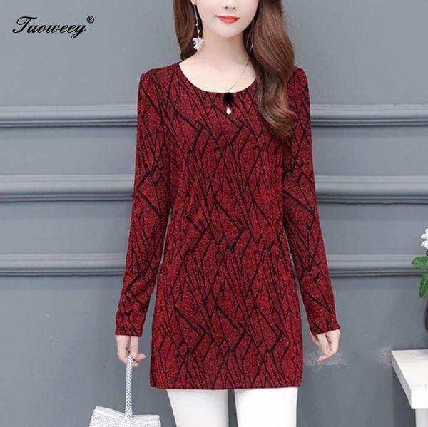 

spring autumn large size 5xl loose floral women blouse long sleeve red gold ladie shirts female elegant blouses, White