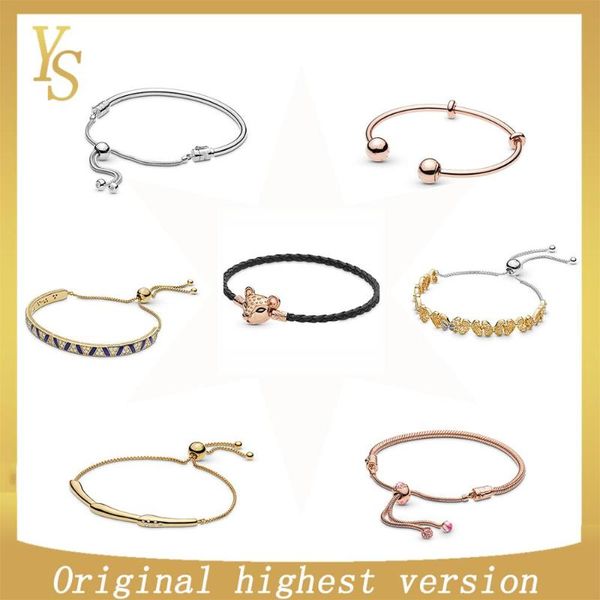 

ys100% sterling silver version original female basic bracelet trend fashion, White