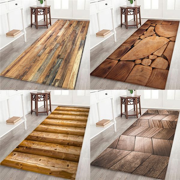 

geometric wood grain printed floor mat kitchen non slip floor mats for living rooms door mats entrance decor rug carpet