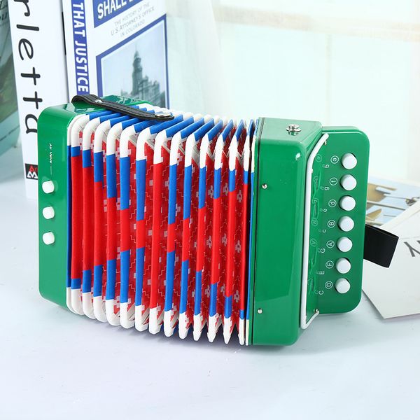 

7-key 2 bass/17-key 8 bass mini small accordion educational musical instrument cadence rhythm teaching children gift kb07