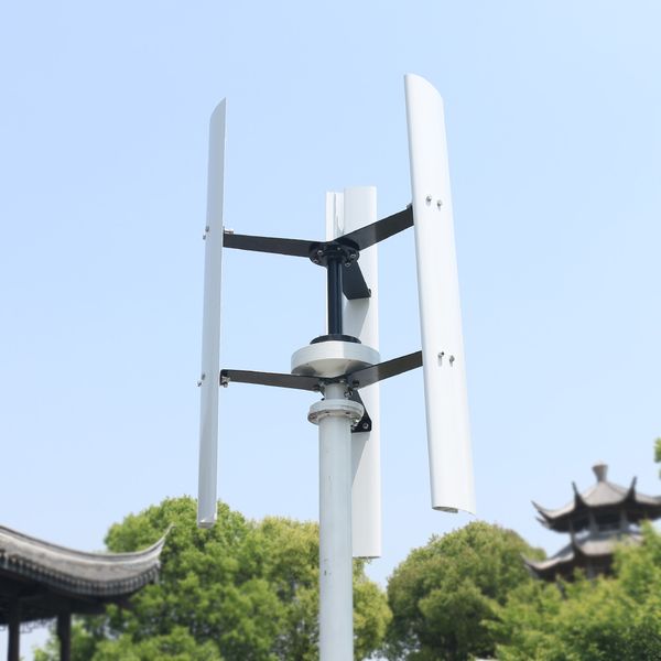 

1.5m start up 250rpm vertical wind turbine 400w 12v 24v magnetic generator no noise with mppt controller